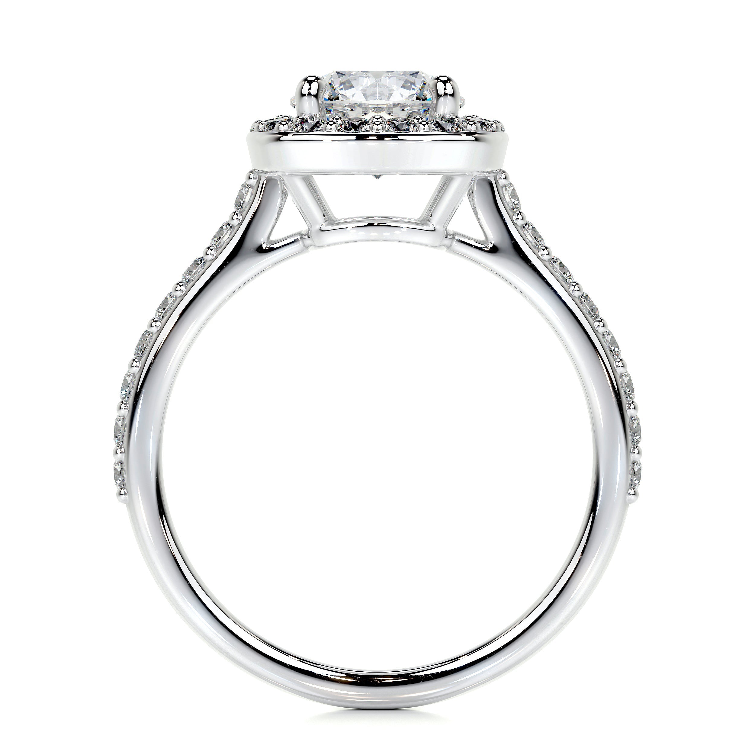 Paisley Lab Grown Diamond Ring   (2 Carat) -Platinum