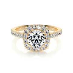 Paisley Lab Grown Diamond Ring -18K Yellow Gold