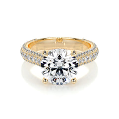 Janet Lab Grown Diamond Ring -18K Yellow Gold