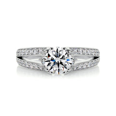 Alex Diamond Engagement Ring -14K White Gold