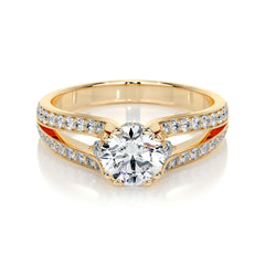 Alex Lab Grown Diamond Ring -18K Yellow Gold