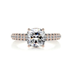 Fiona Diamond Engagement Ring -14K Rose Gold