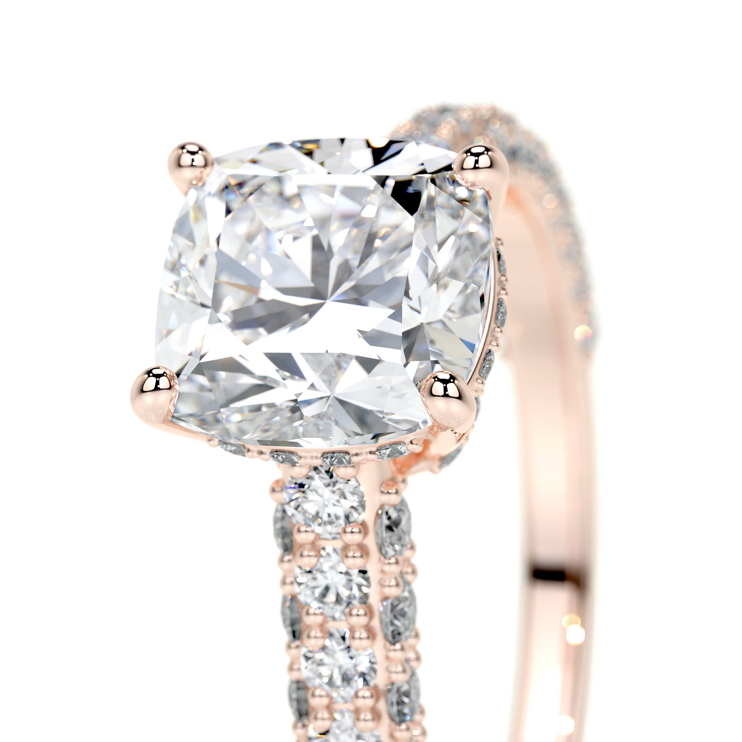 Fiona Lab Grown Diamond Ring   (2.5 Carat) -14K Rose Gold
