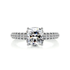 Fiona Diamond Engagement Ring -18K White Gold