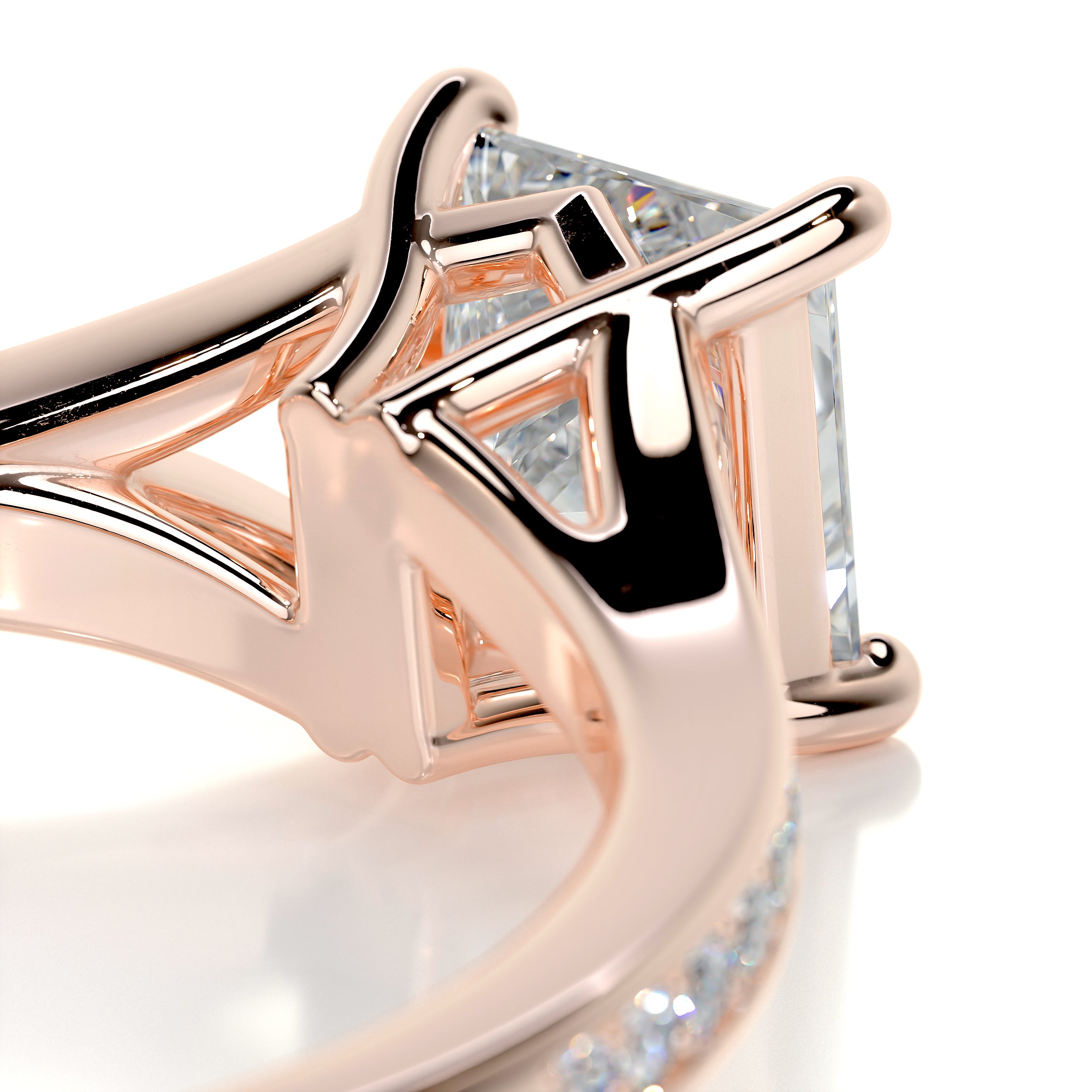 Alexandria Diamond Engagement Ring   (1.15 Carat) -14K Rose Gold