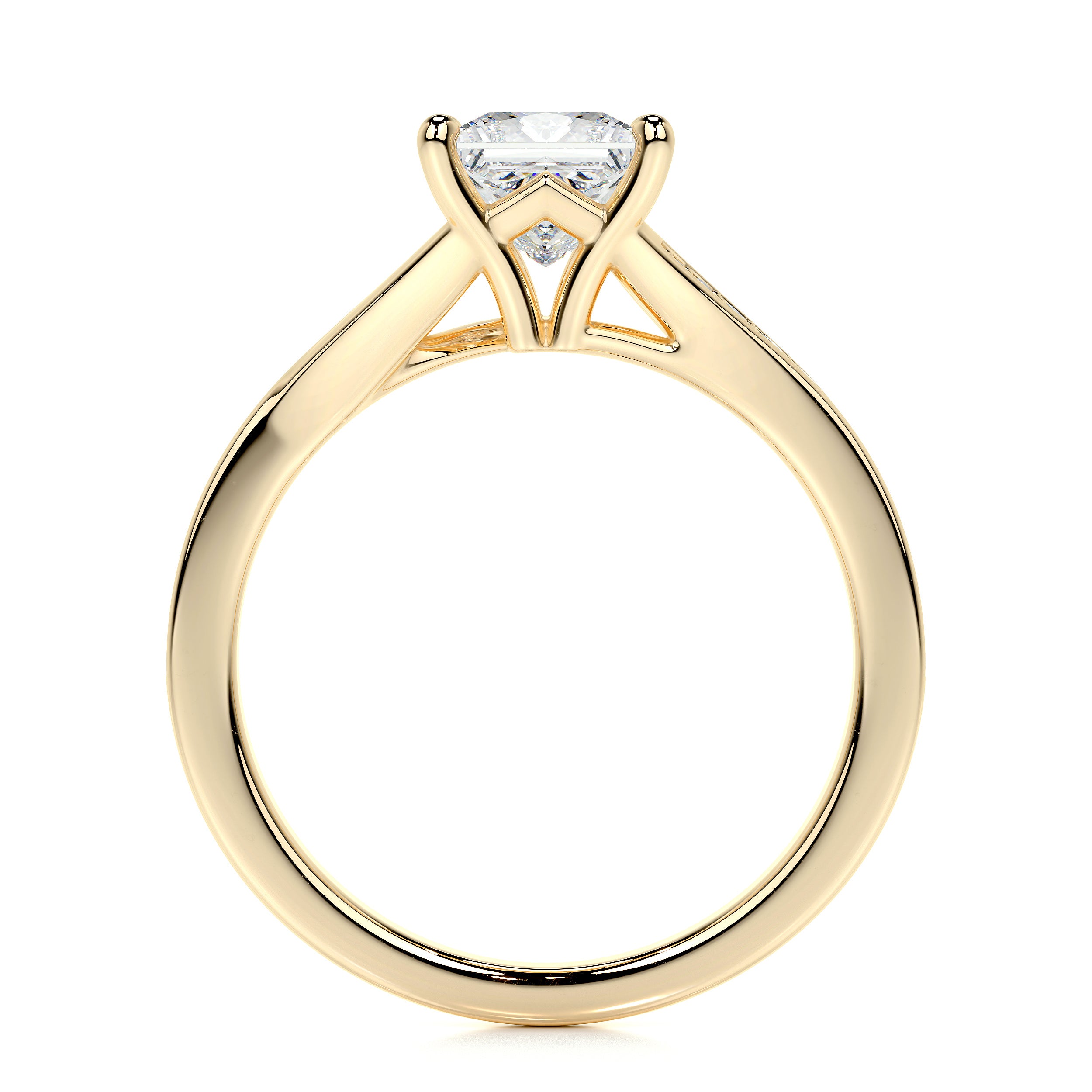Alexandria Lab Grown Diamond Ring   (1.15 Carat) -18K Yellow Gold