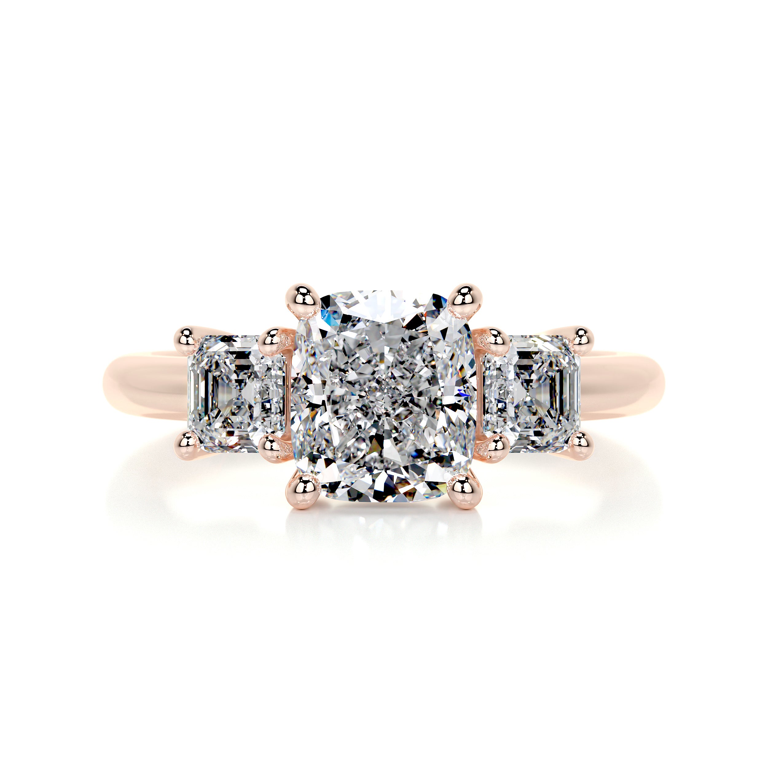 Amanda Diamond Engagement Ring -14K Rose Gold