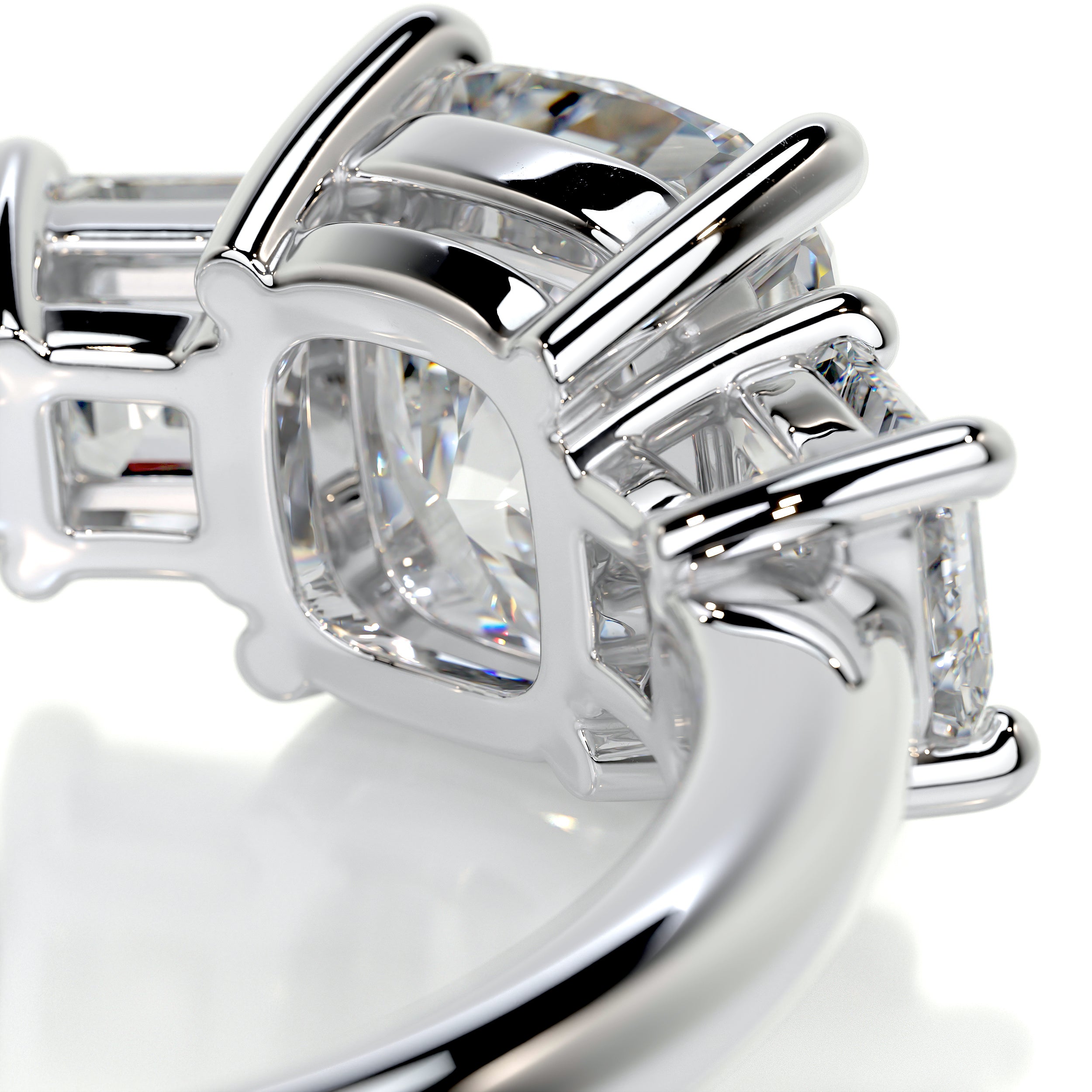 Amanda Diamond Engagement Ring   (3 Carat) -Platinum
