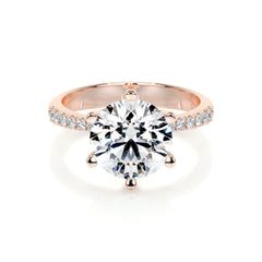 Samantha Lab Grown Diamond Ring -14K Rose Gold