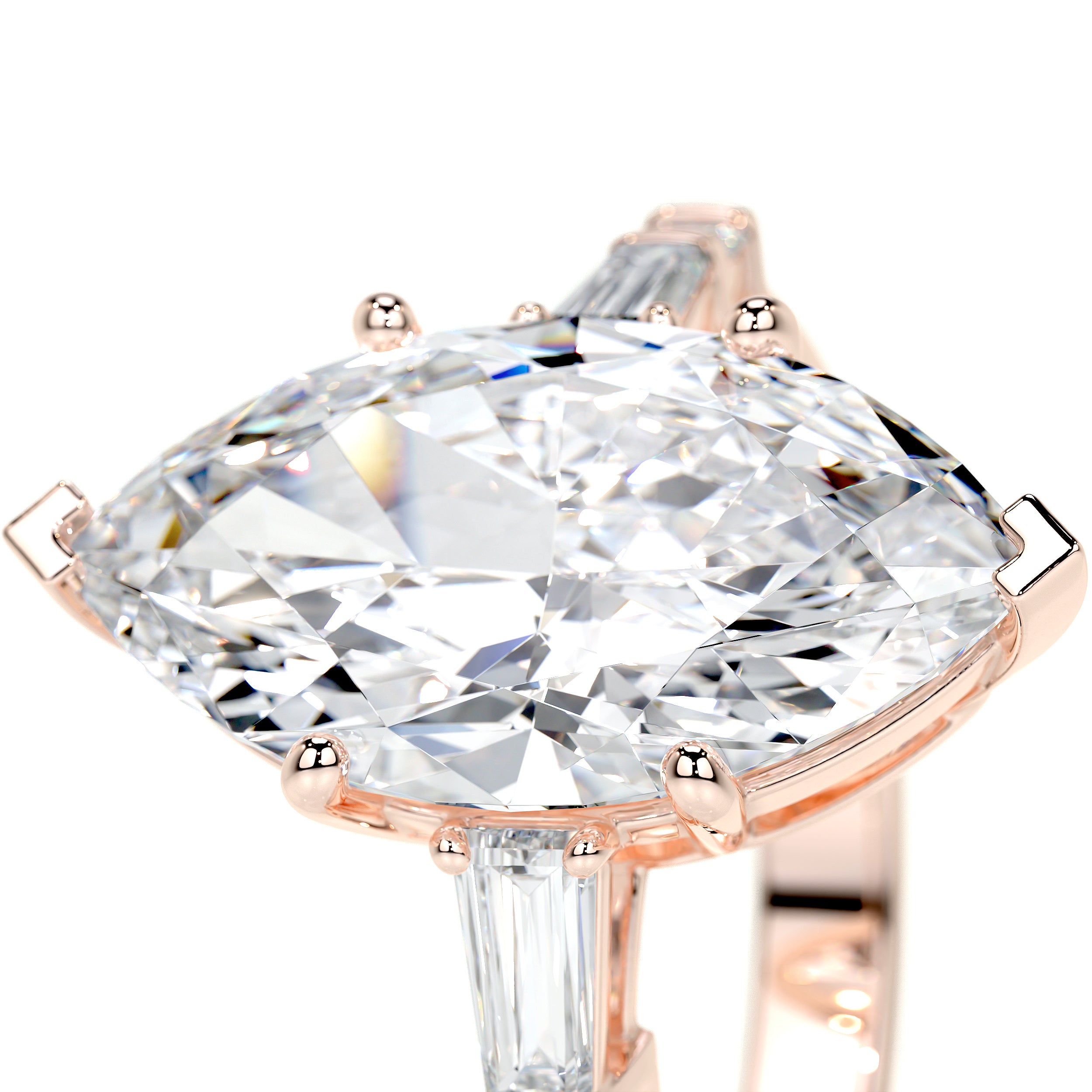 Tessa Lab Grown Diamond Ring -14K Rose Gold