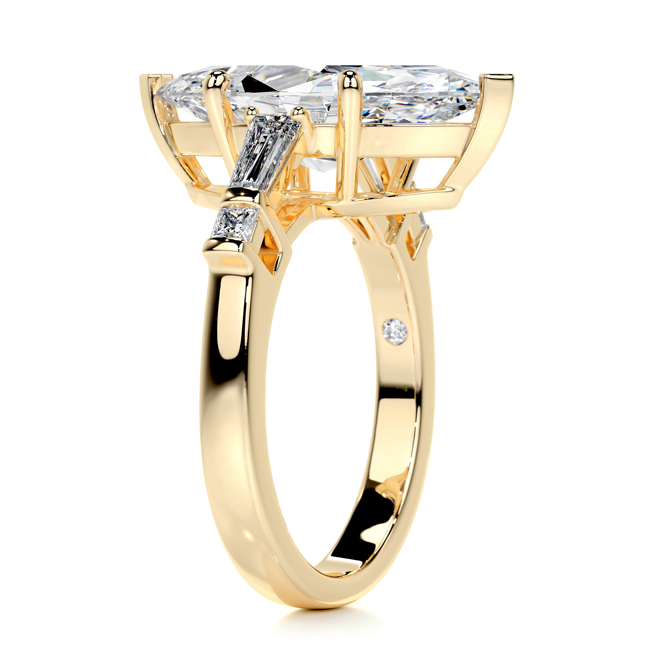 Tessa Diamond Engagement Ring -18K Yellow Gold