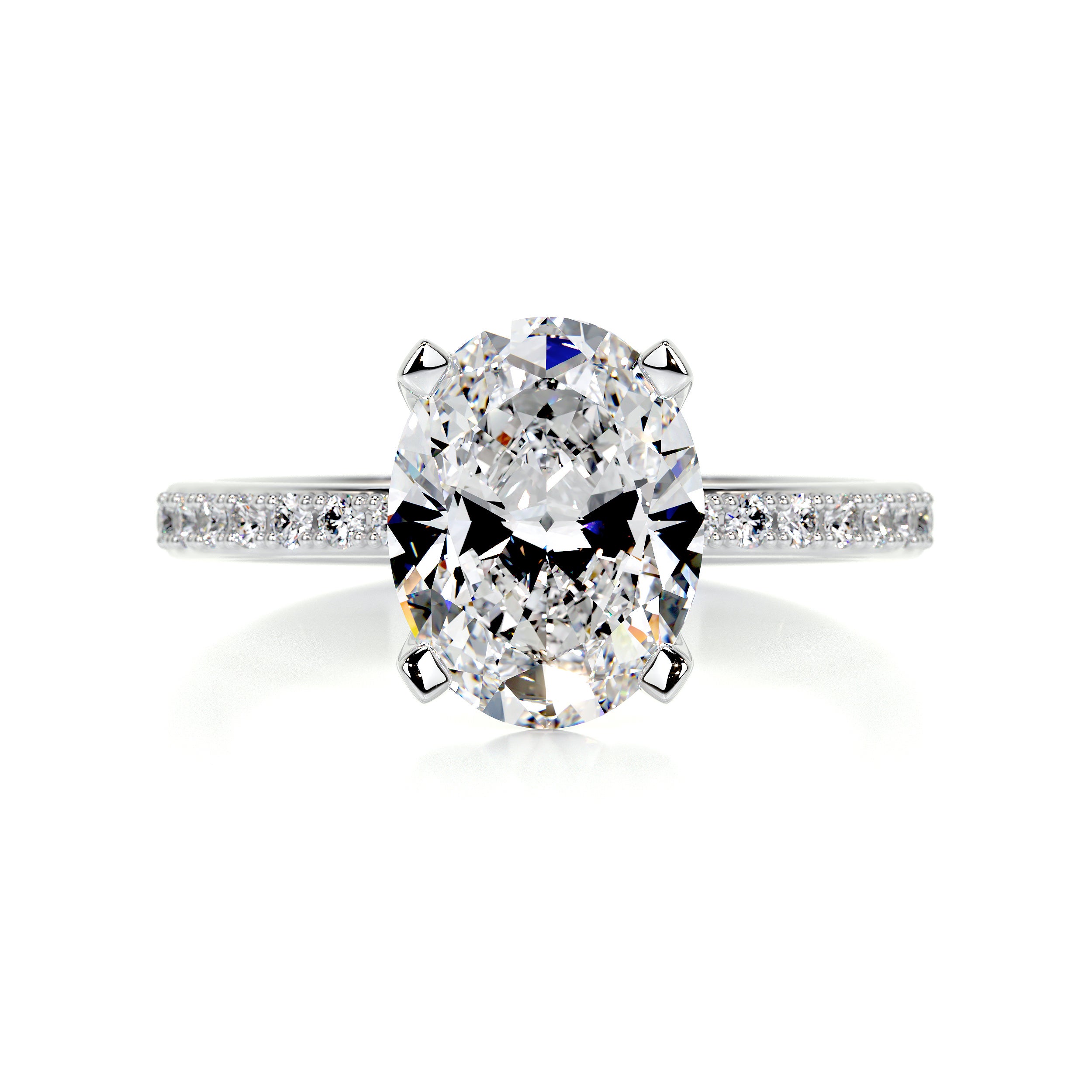 Samantha Diamond Engagement Ring   (2.15 Carat) -Platinum