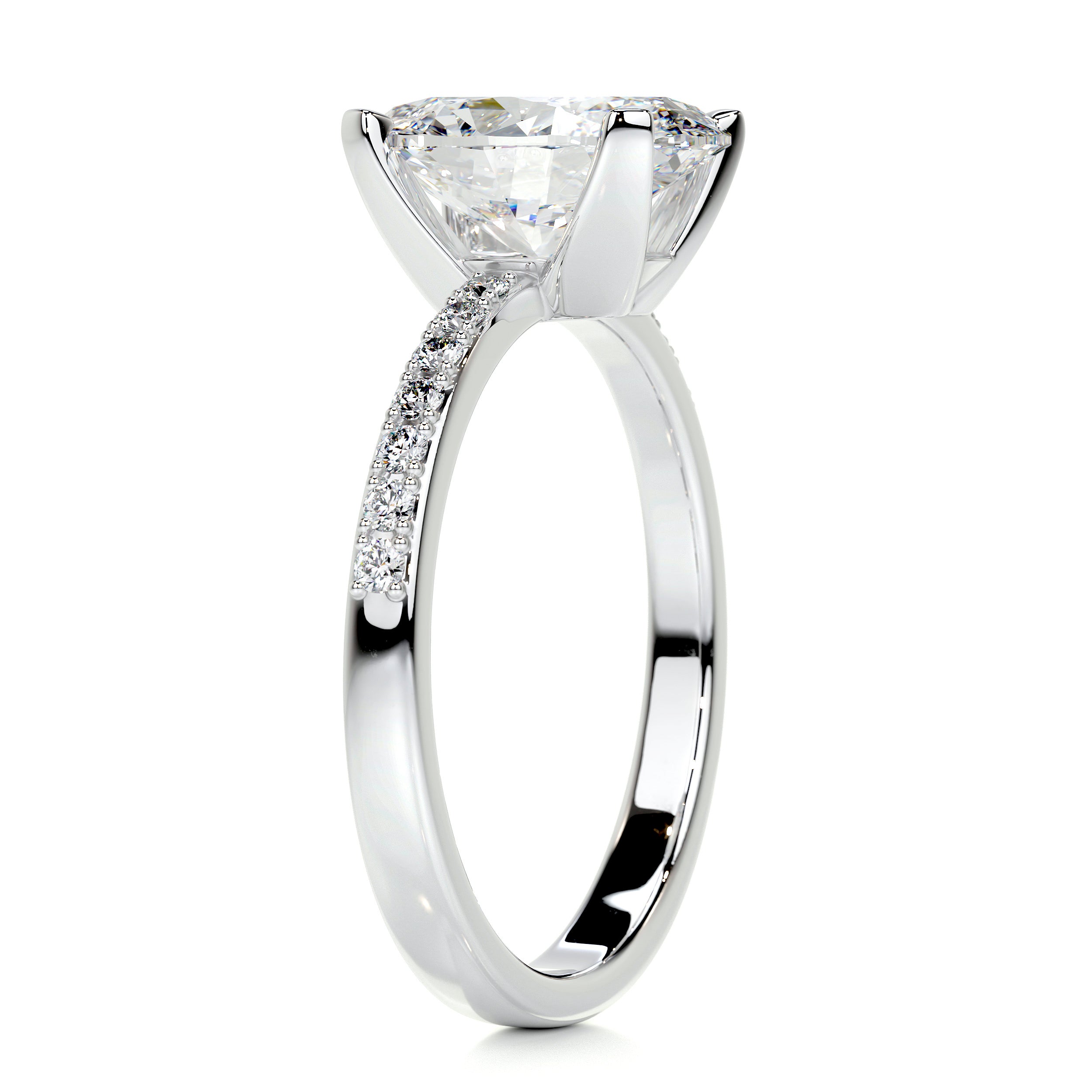 Samantha Diamond Engagement Ring   (2.15 Carat) -Platinum