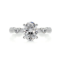 Amelia Diamond Engagement Ring -Platinum