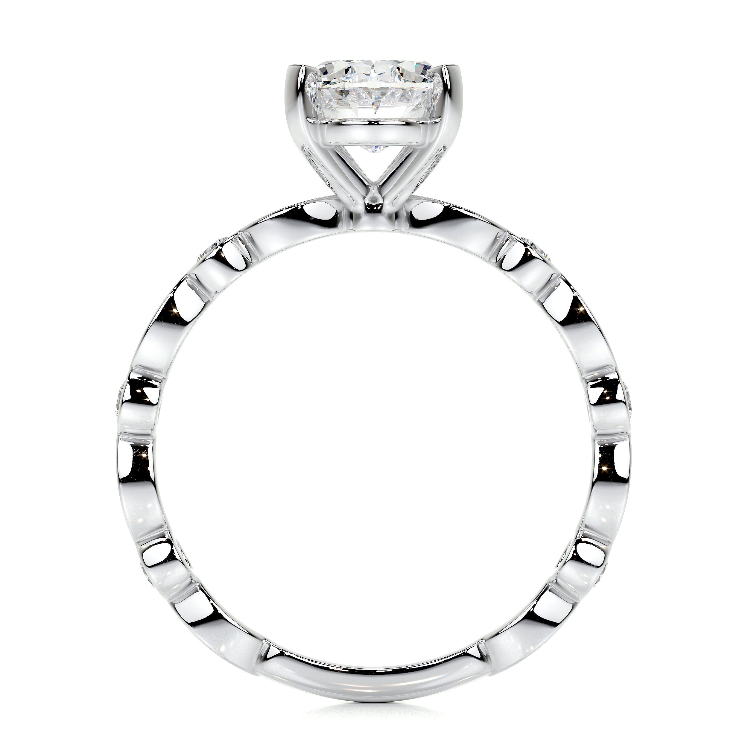 Amelia Lab Grown Diamond Ring   (2.5 Carat) -Platinum