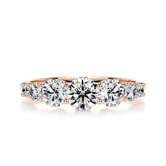Makenzi Diamond Engagement Ring -14K Rose Gold