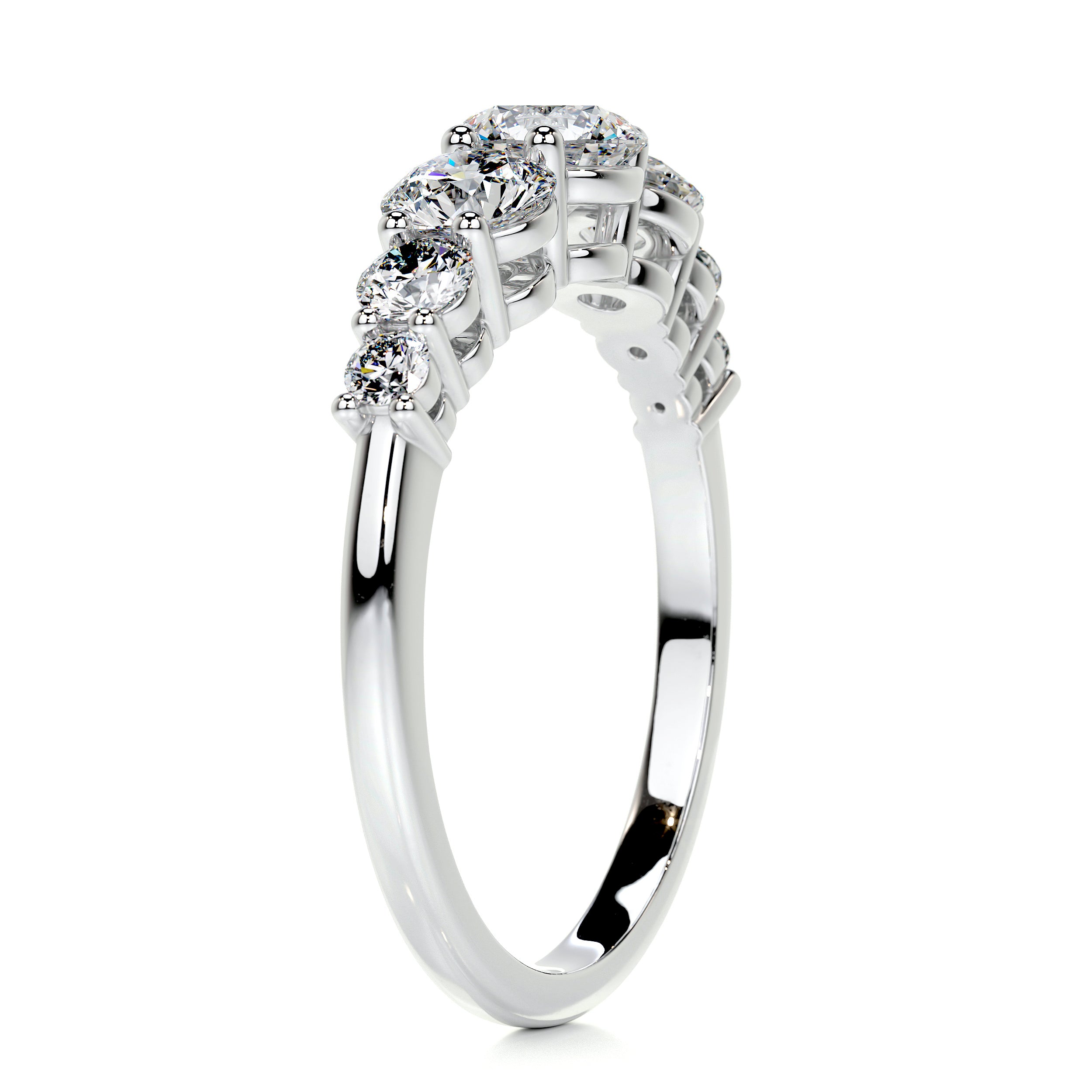Makenzi Diamond Engagement Ring   (1.50 Carat) -14K White Gold