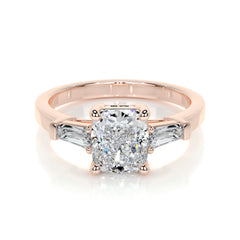 Skylar Lab Grown Diamond Ring Elongated Cushion - 14K Rose Gold