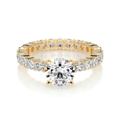 Jenna Lab Grown Diamond Ring -18K Yellow Gold