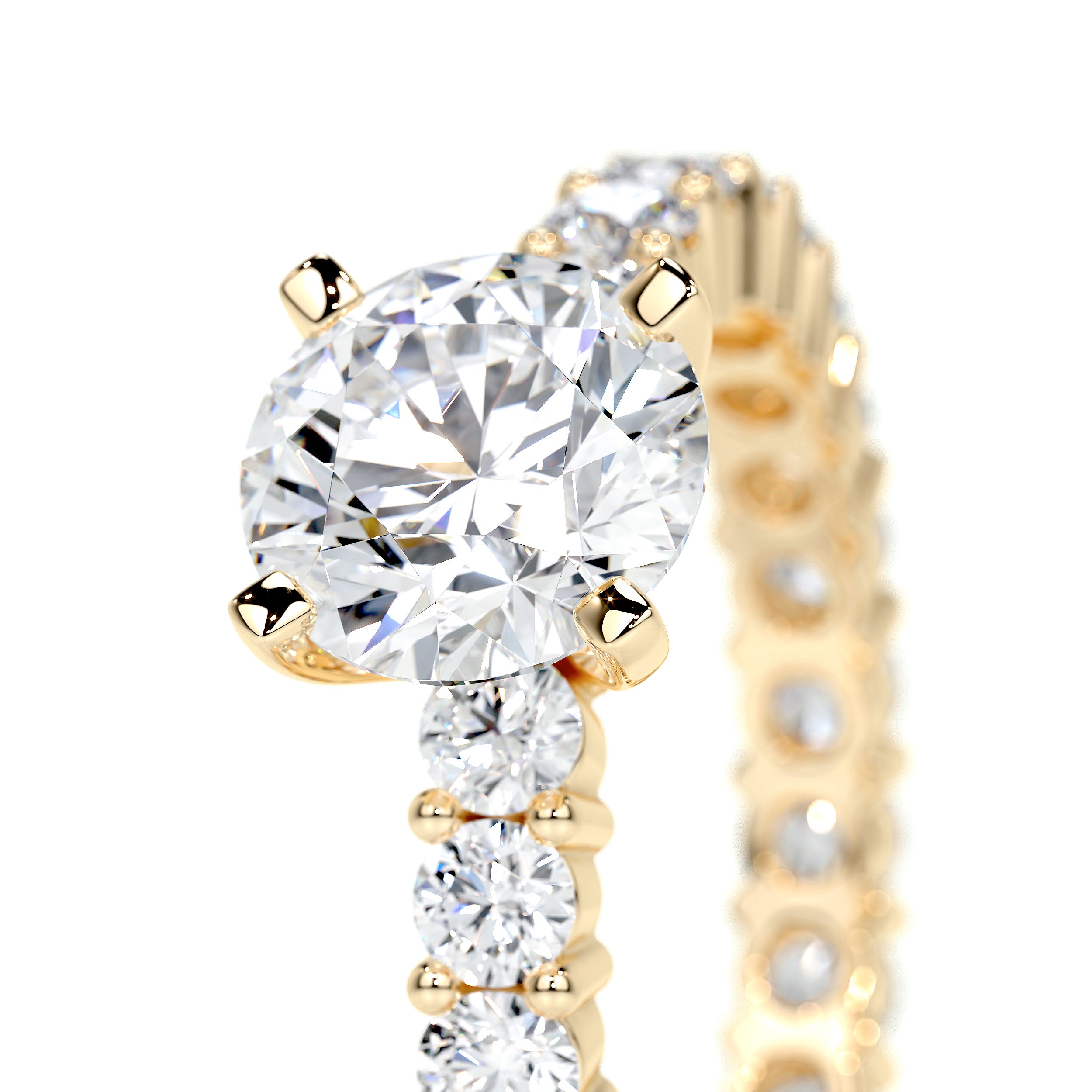 Jenna Lab Grown Diamond Ring -18K Yellow Gold