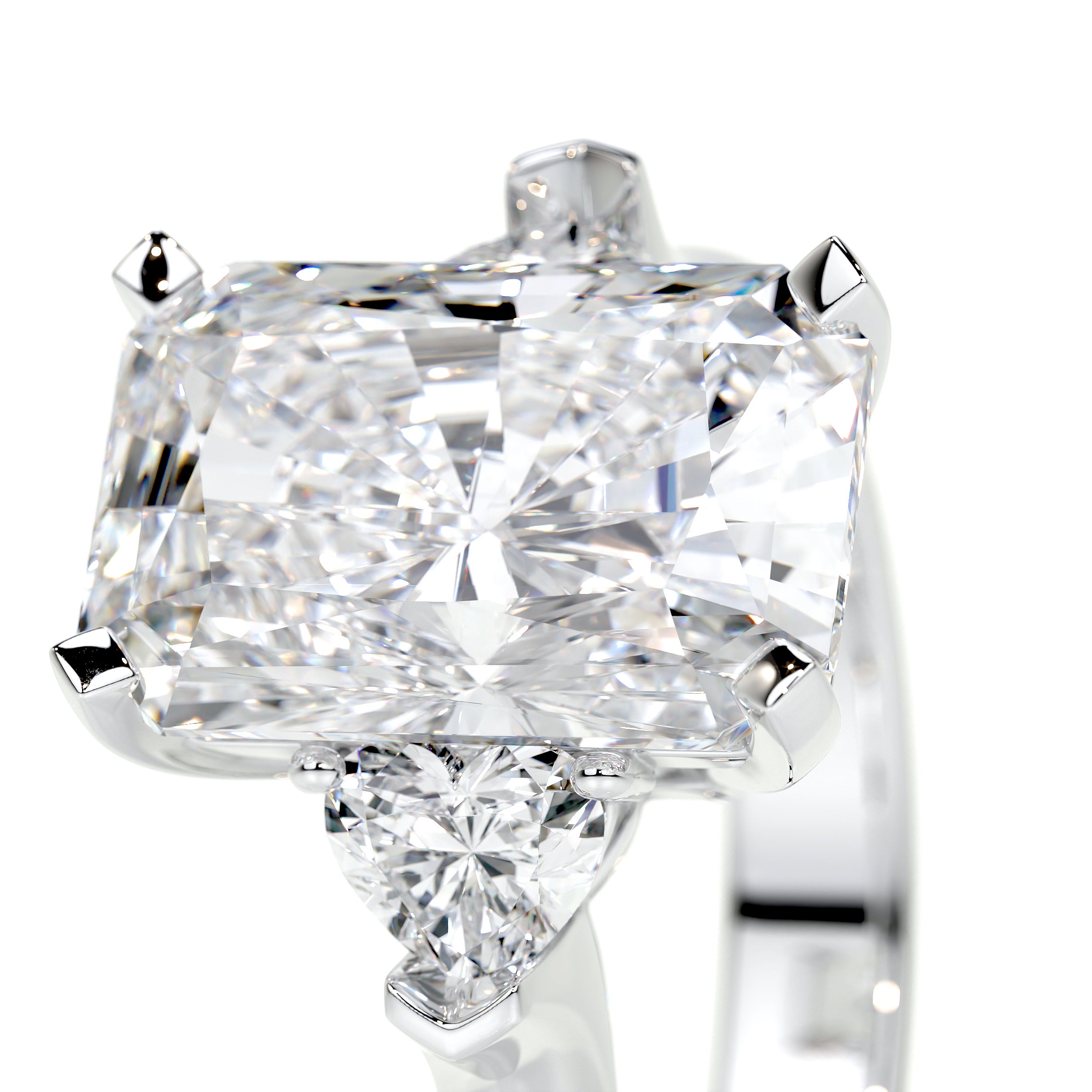 Kamala Lab Grown Diamond Ring -14K White Gold