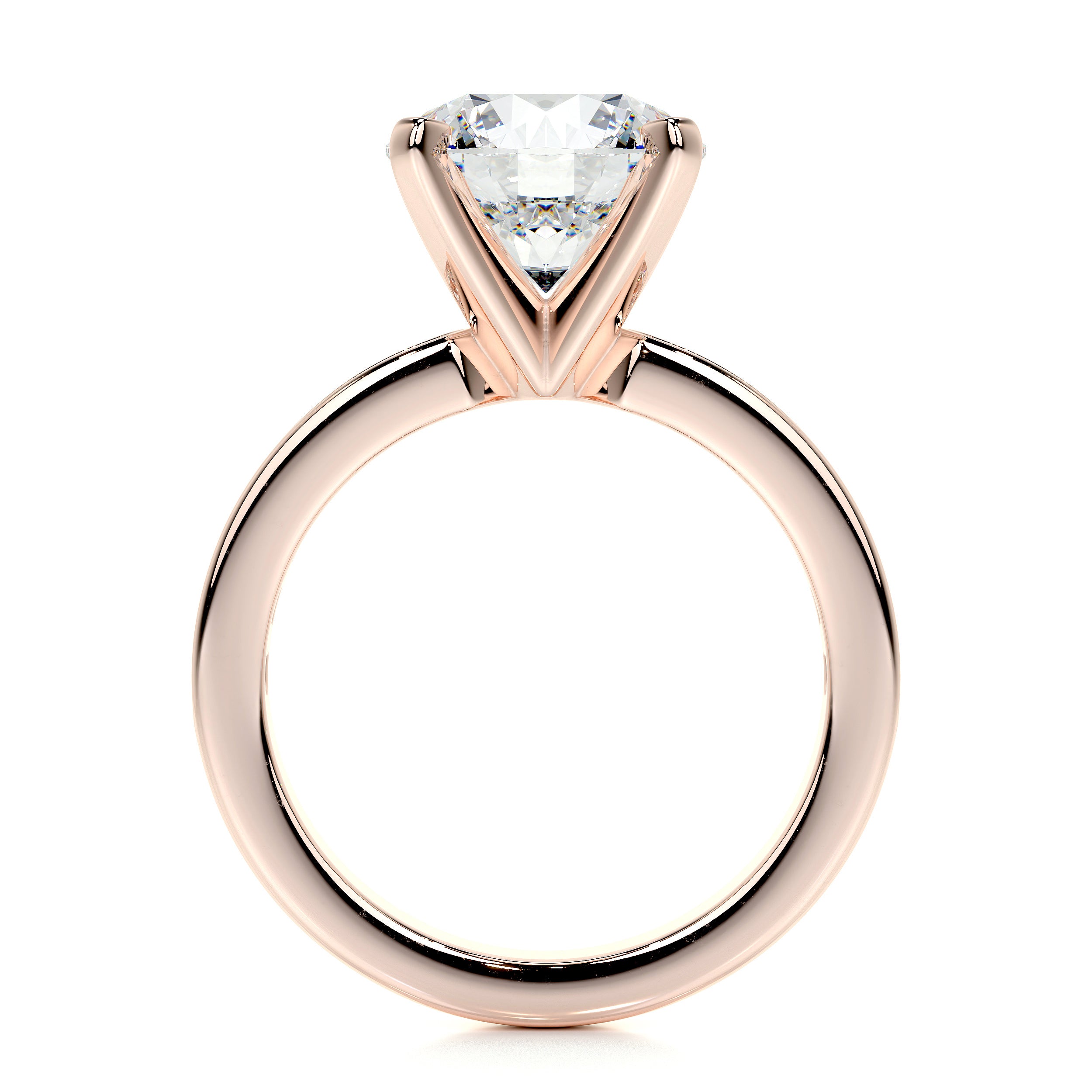 Giselle Lab Grown Diamond Ring   (3.50 Carat) -14K Rose Gold