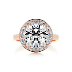 Charlie Diamond Engagement Ring -14K Rose Gold