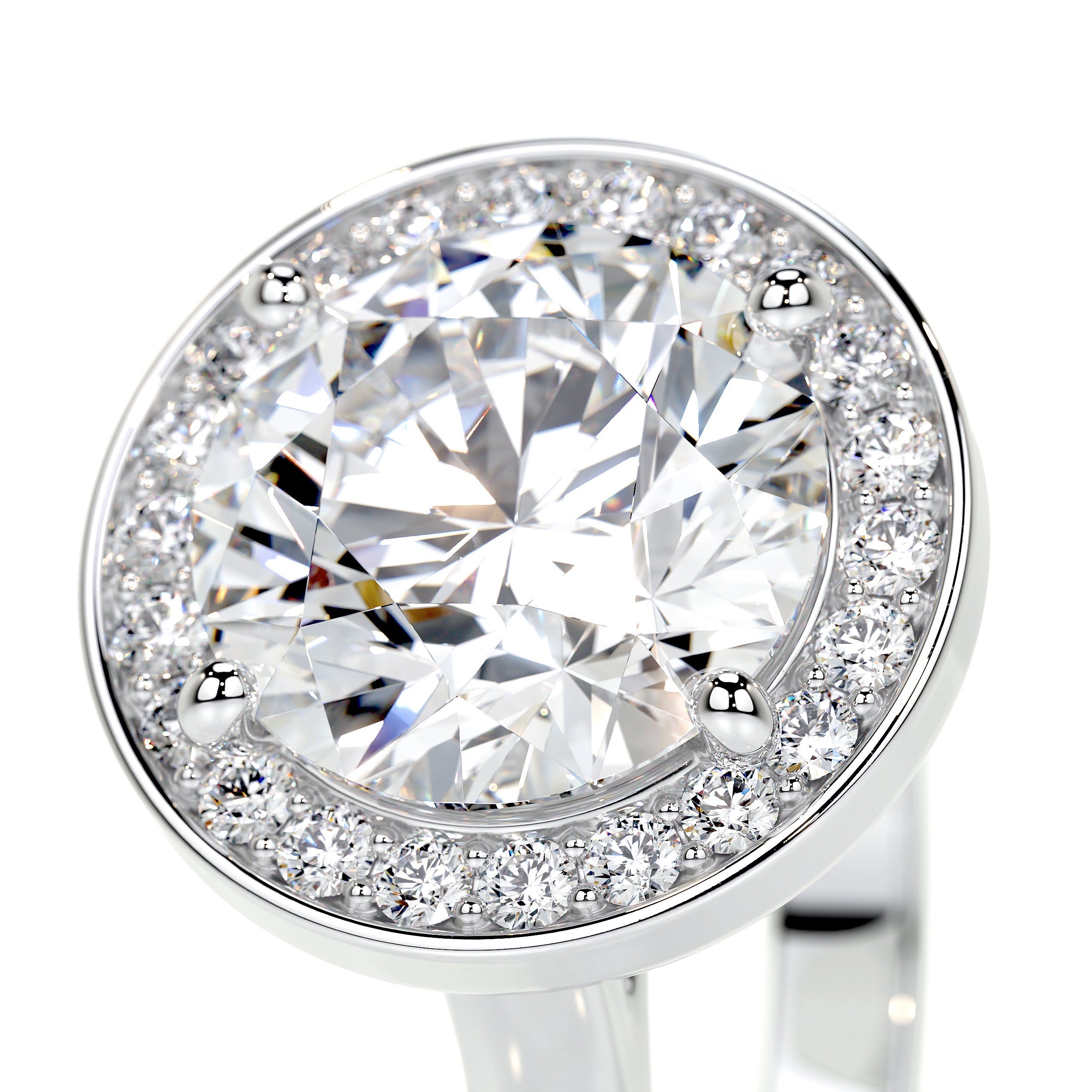 Charlie Lab Grown Diamond Ring   (2.75 Carat) -14K White Gold