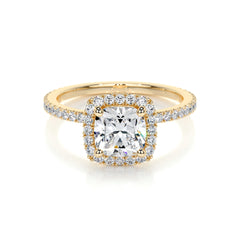 Madison Lab Grown Diamond Ring -18K Yellow Gold