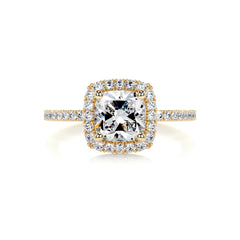 Madison Diamond Engagement Ring -18K Yellow Gold