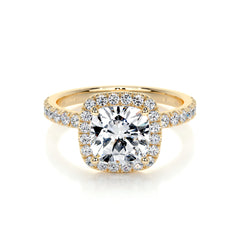 Alice Lab Grown Diamond Ring -18K Yellow Gold