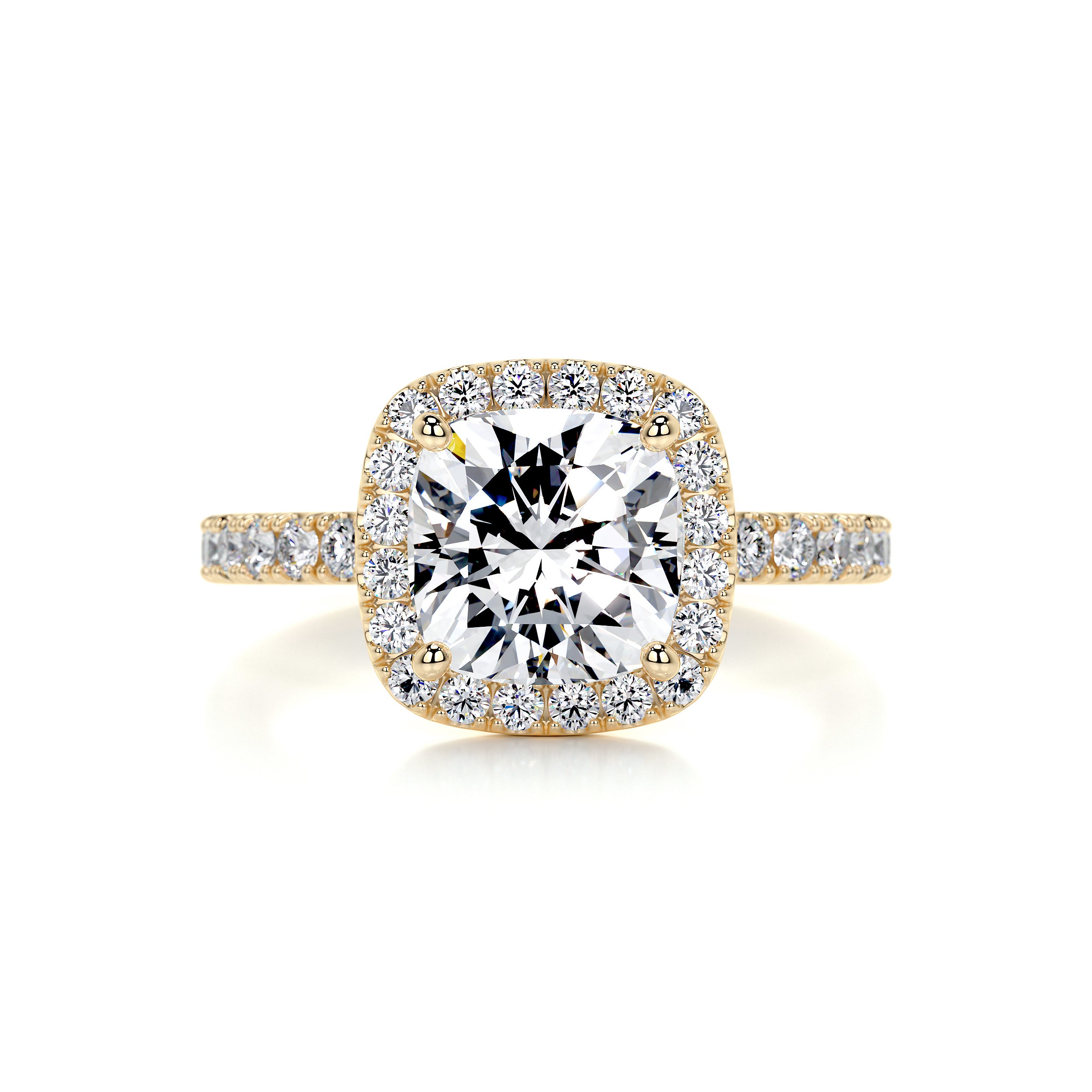 Alice Diamond Engagement Ring -18K Yellow Gold