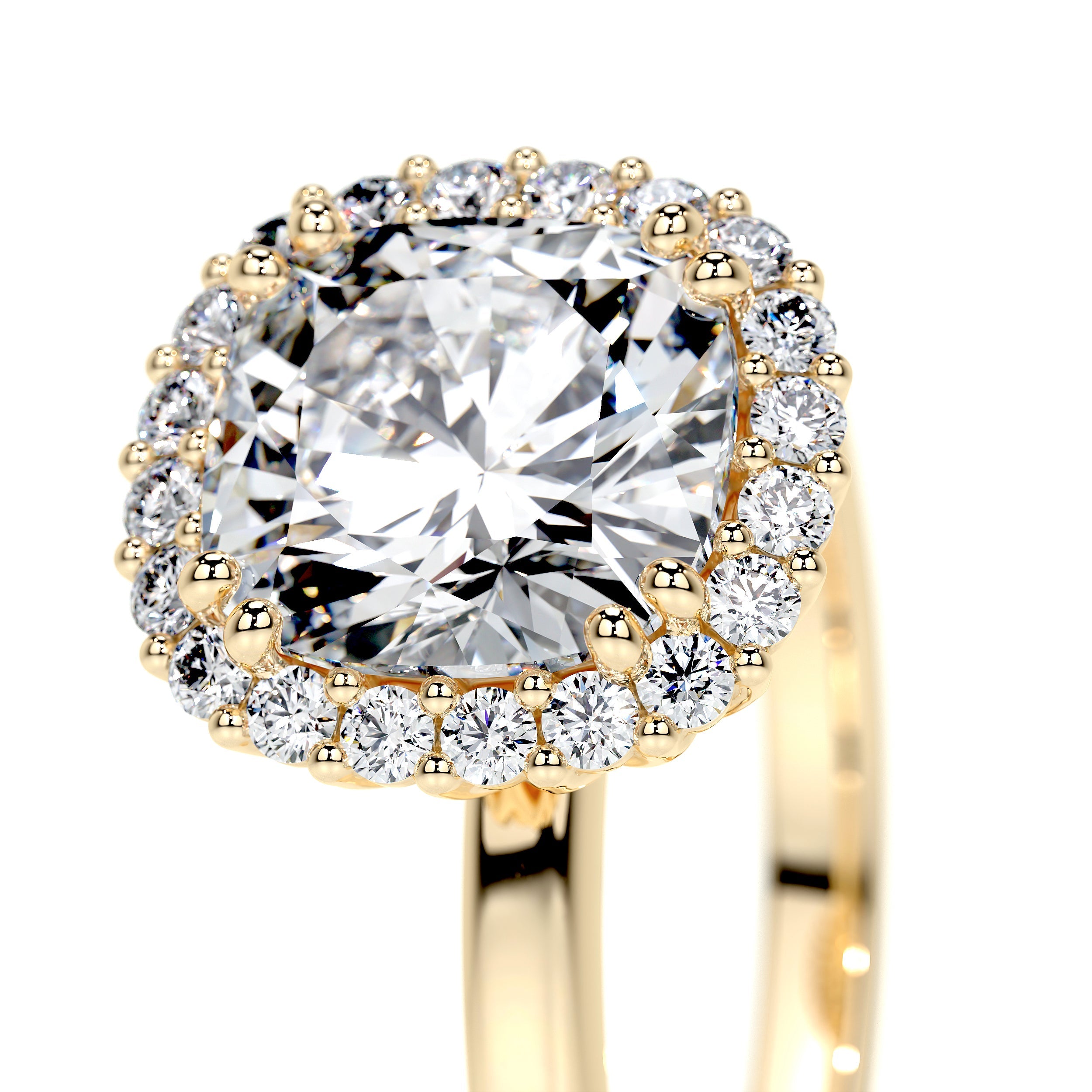 Bailey Lab Grown Diamond Ring   (2.25 Carat) -18K Yellow Gold