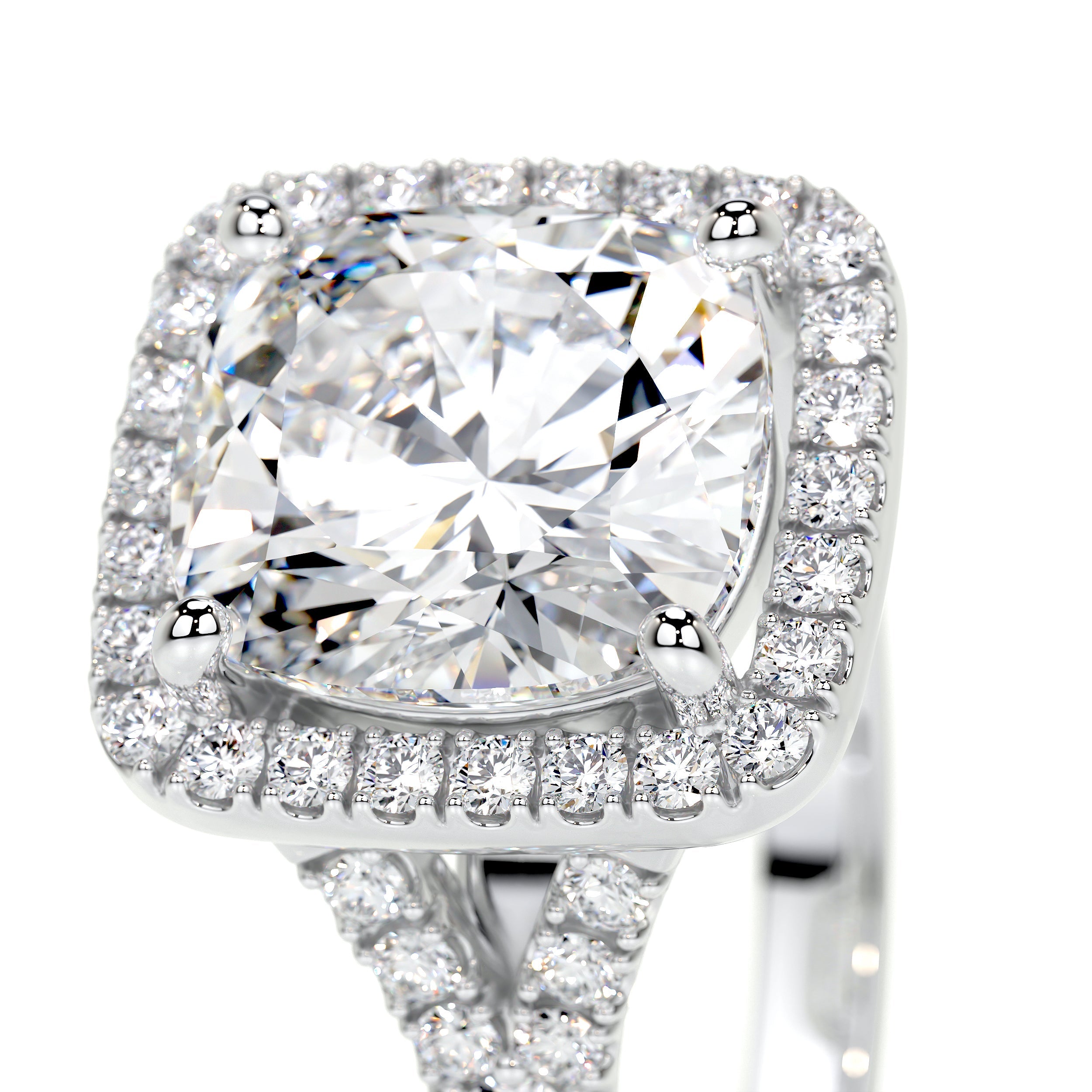 Luciana Lab Grown Diamond Ring   (3 Carat) -Platinum