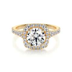 Addison Lab Grown Diamond Ring -18K Yellow Gold