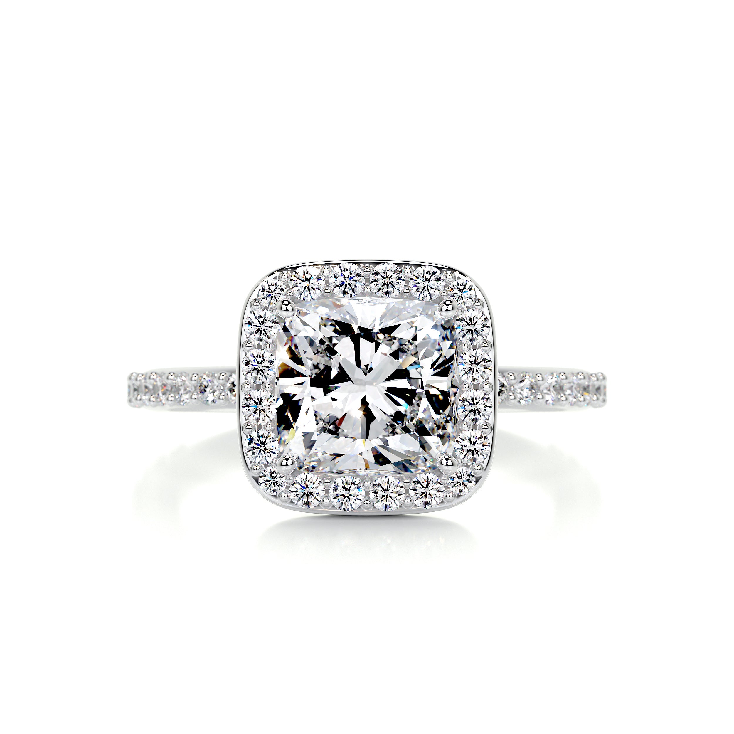 Paula Diamond Engagement Ring -18K White Gold