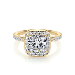 Paula Lab Grown Diamond Ring -18K Yellow Gold