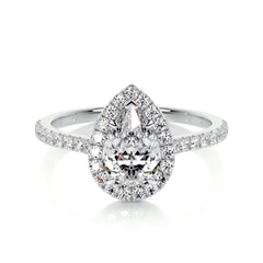 Sophia Lab Grown Diamond Ring -18K White Gold