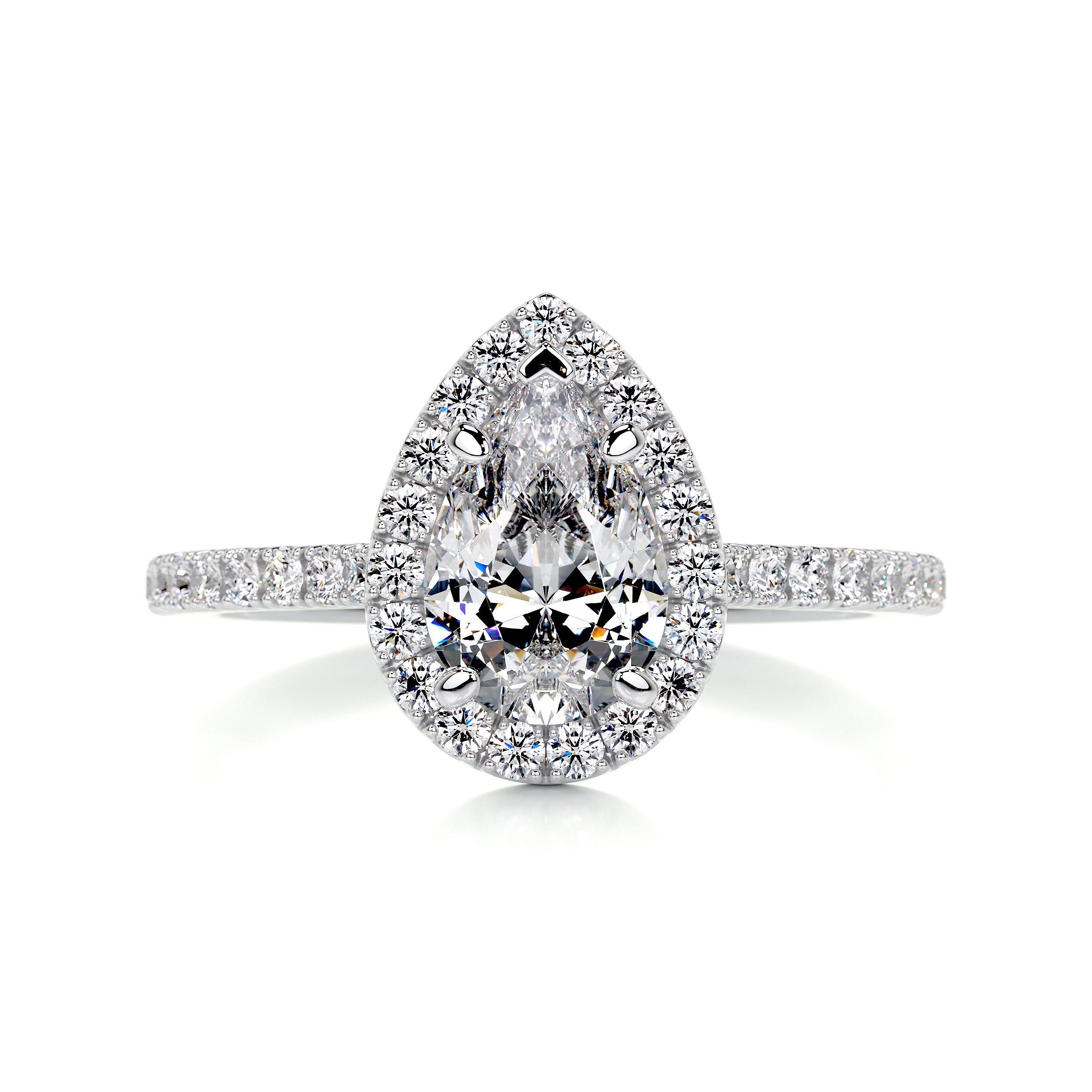 Sophia Diamond Engagement Ring   (1.50 Carat) -18K White Gold