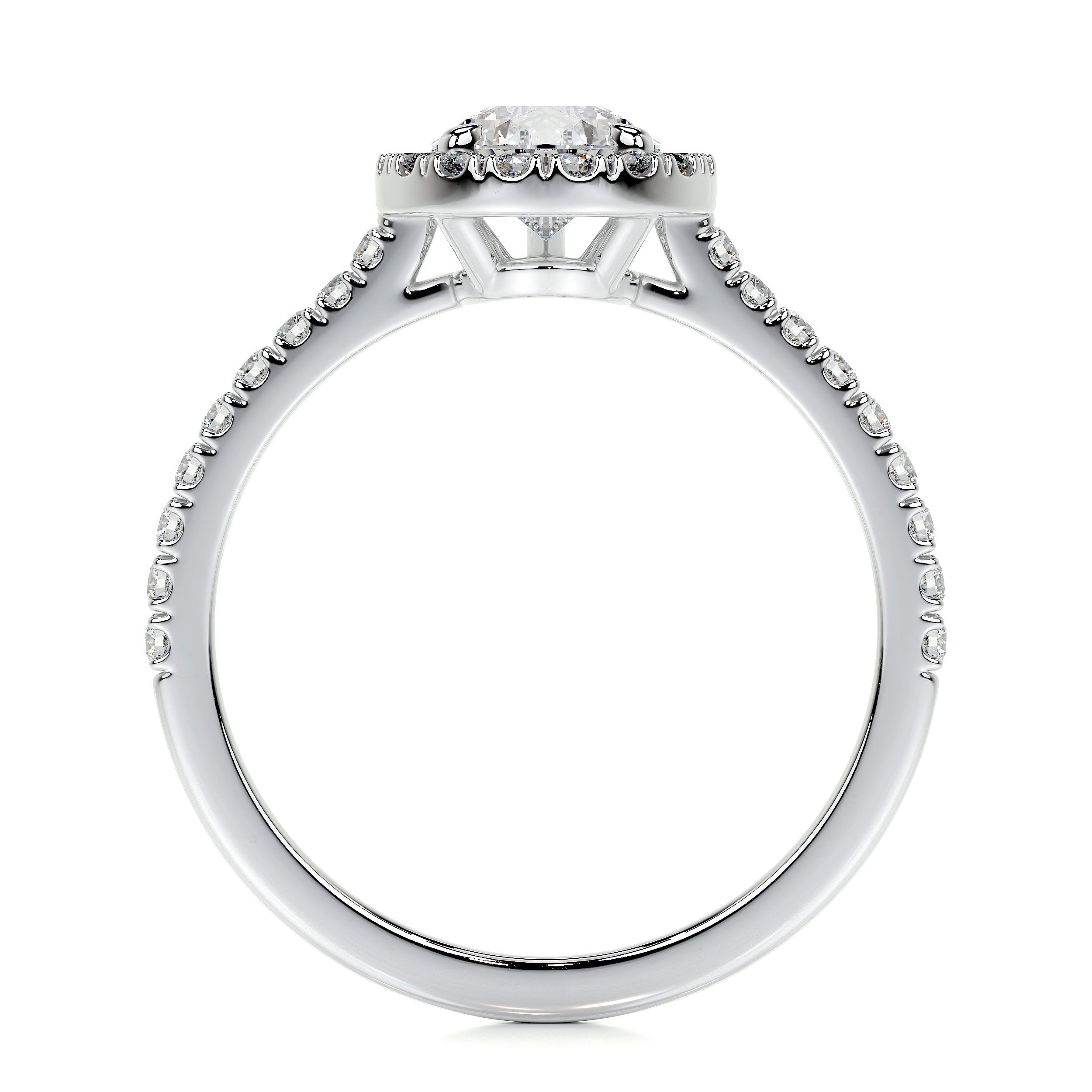 Sophia Lab Grown Diamond Ring   (1.50 Carat) -14K White Gold
