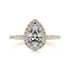 Sophia Diamond Engagement Ring -18K Yellow Gold