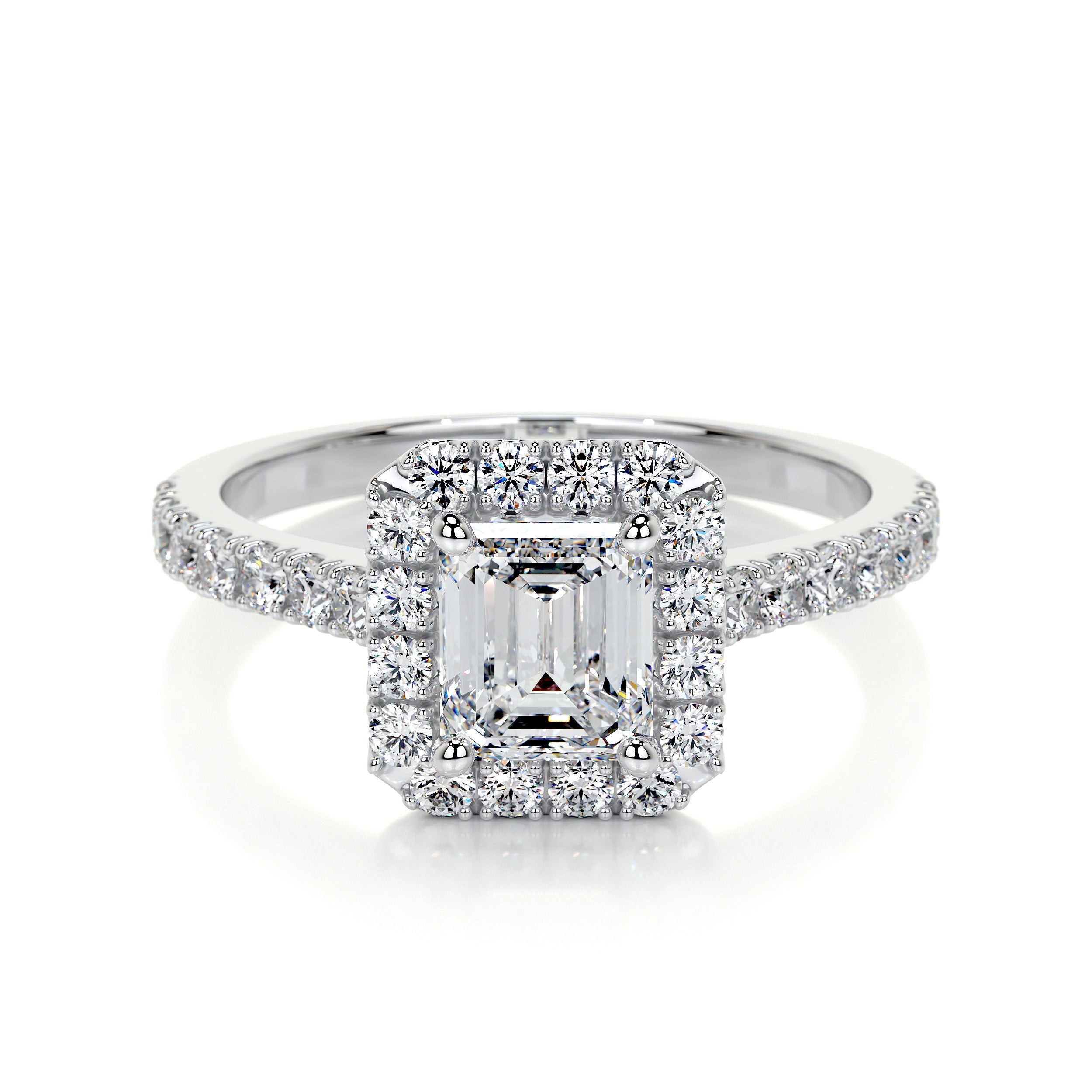 Zoey Lab Grown Diamond Ring (1.5 Carat) -14K White Gold