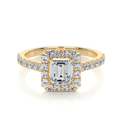 Zoey Lab Grown Diamond Ring -18K Yellow Gold