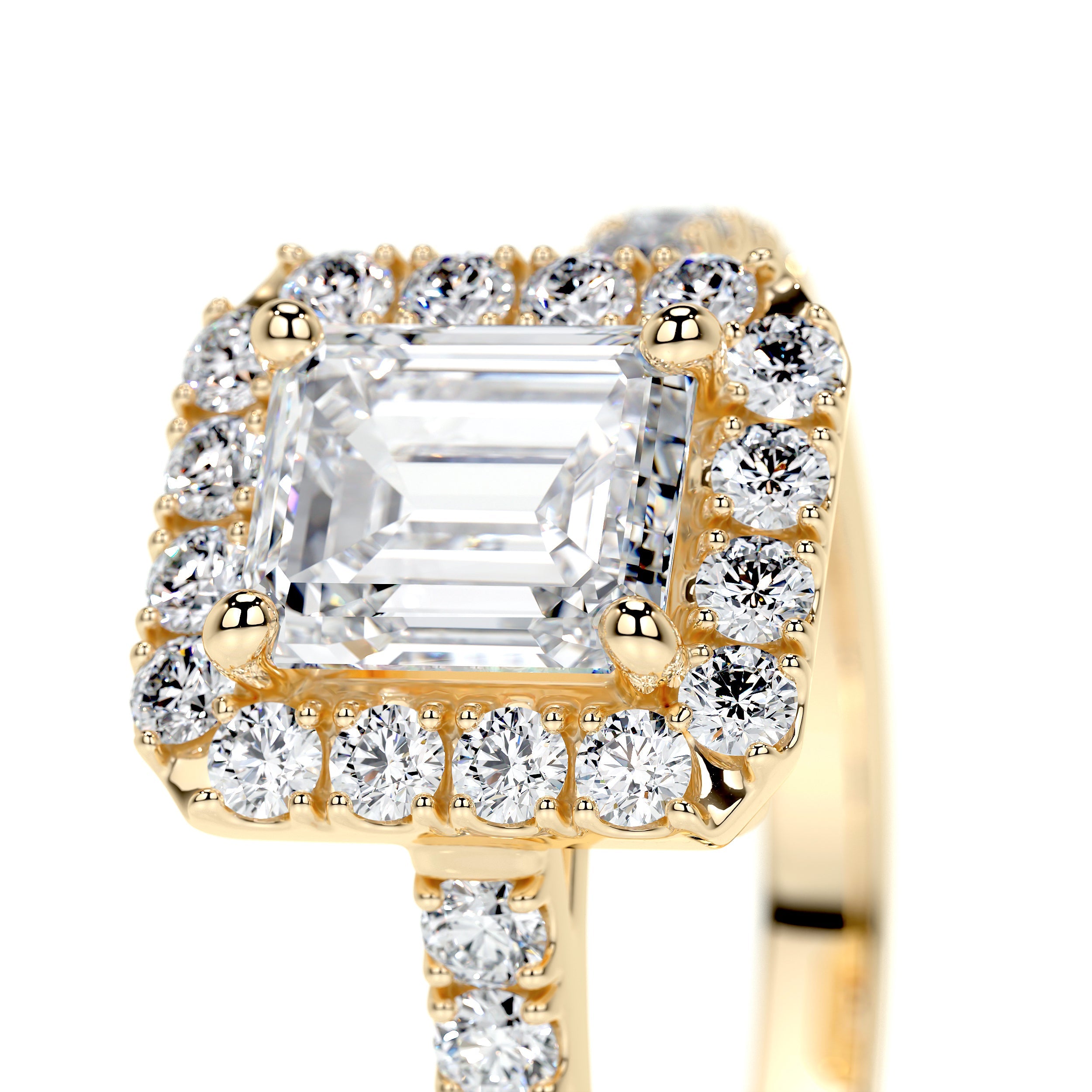 Zoey Lab Grown Diamond Ring   (1.5 Carat) -18K Yellow Gold