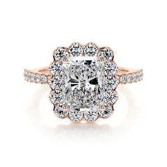 Sherry Lab Grown Diamond Ring -14K Rose Gold