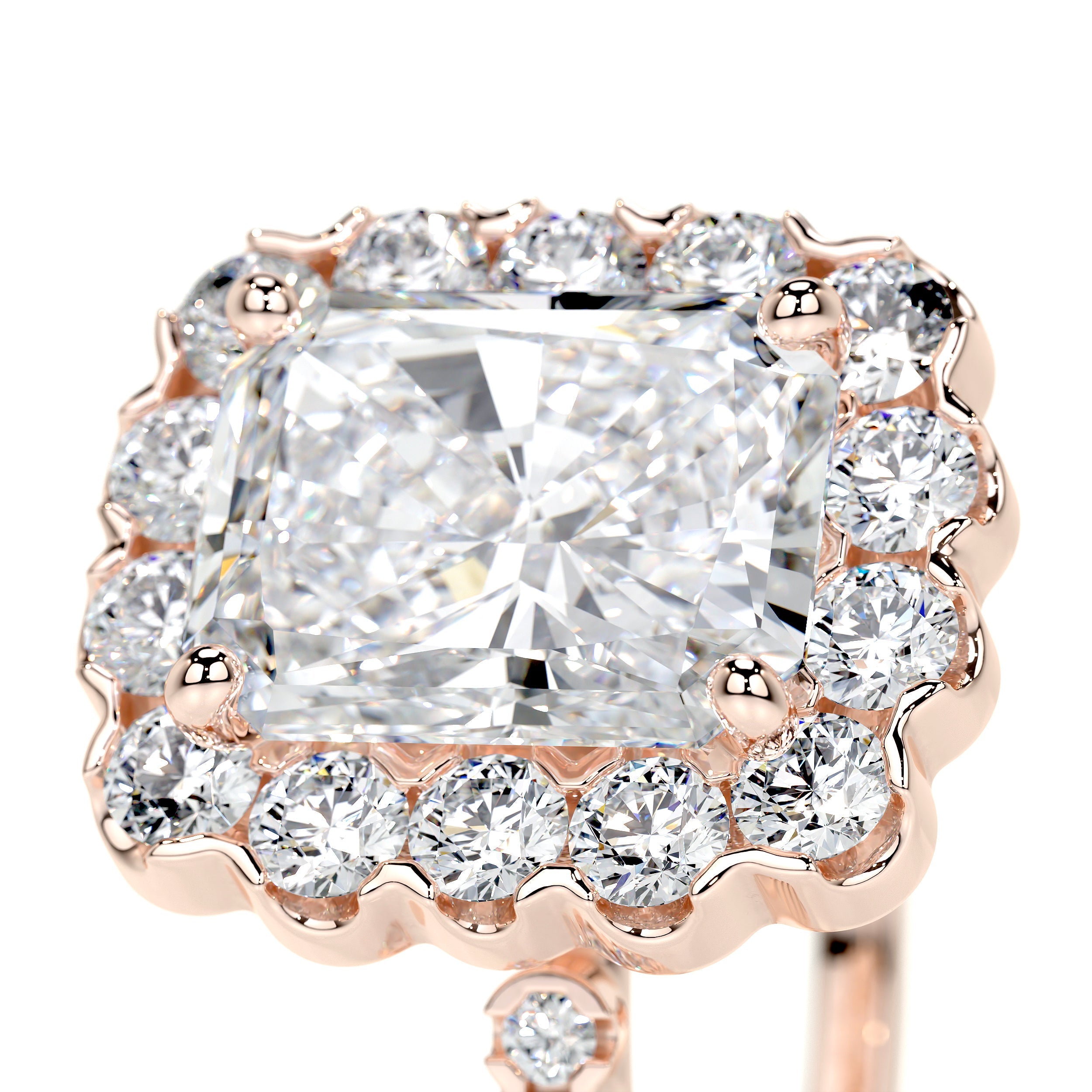 Sherry Lab Grown Diamond Ring   (2.5 Carat) -14K Rose Gold