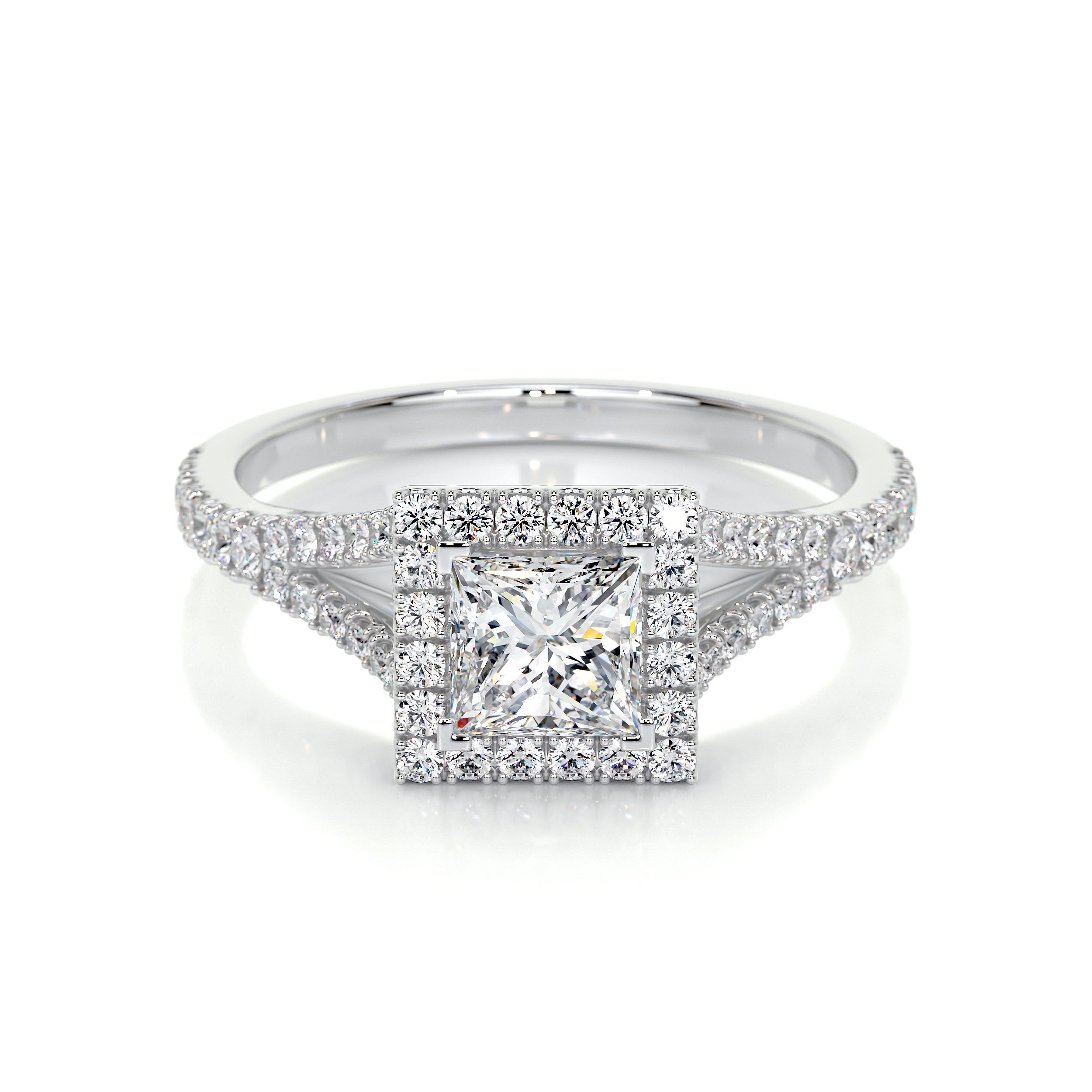 Celia Lab Grown Diamond Ring   (1.25 Carat) -18K White Gold