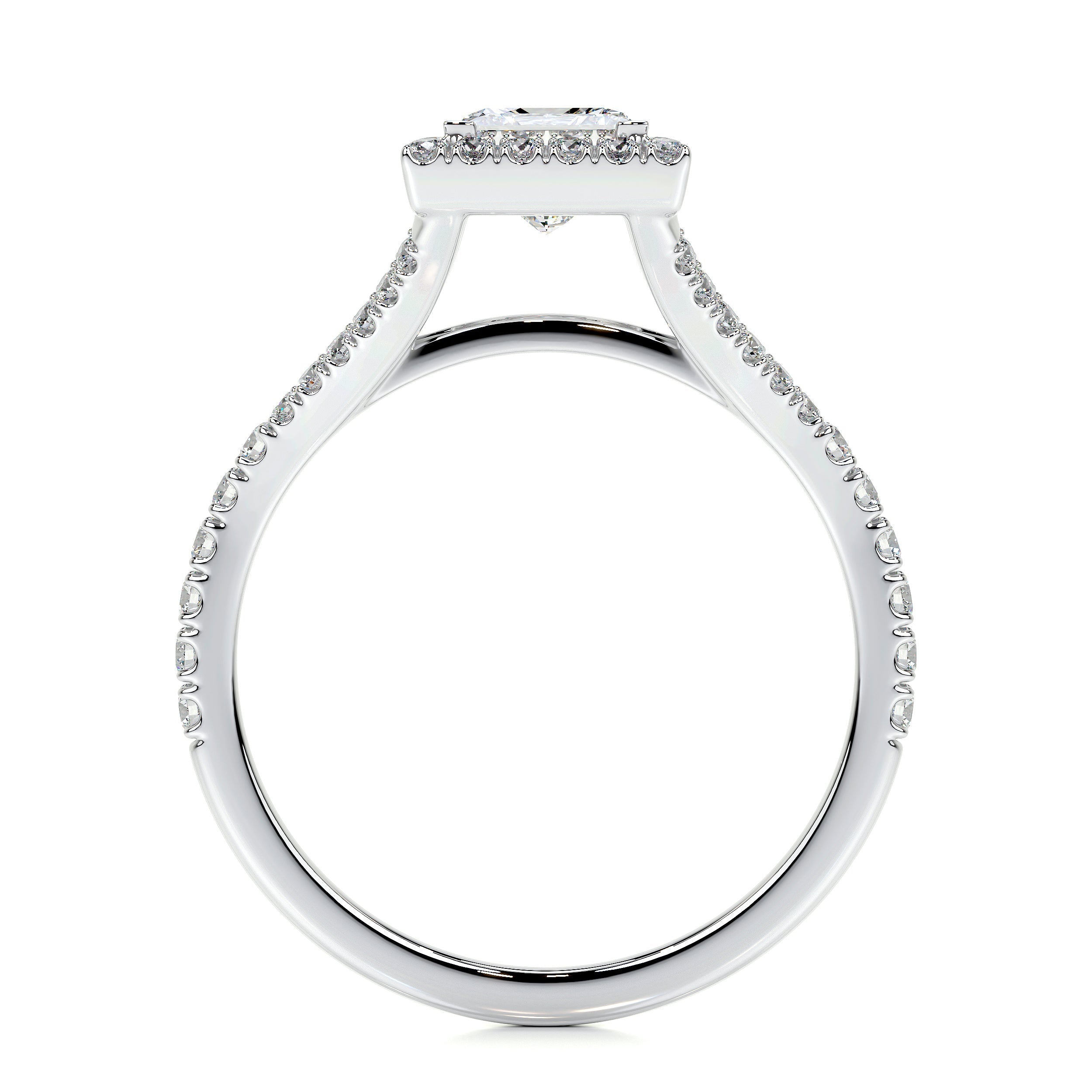 Celia Lab Grown Diamond Ring   (1.25 Carat) -18K White Gold