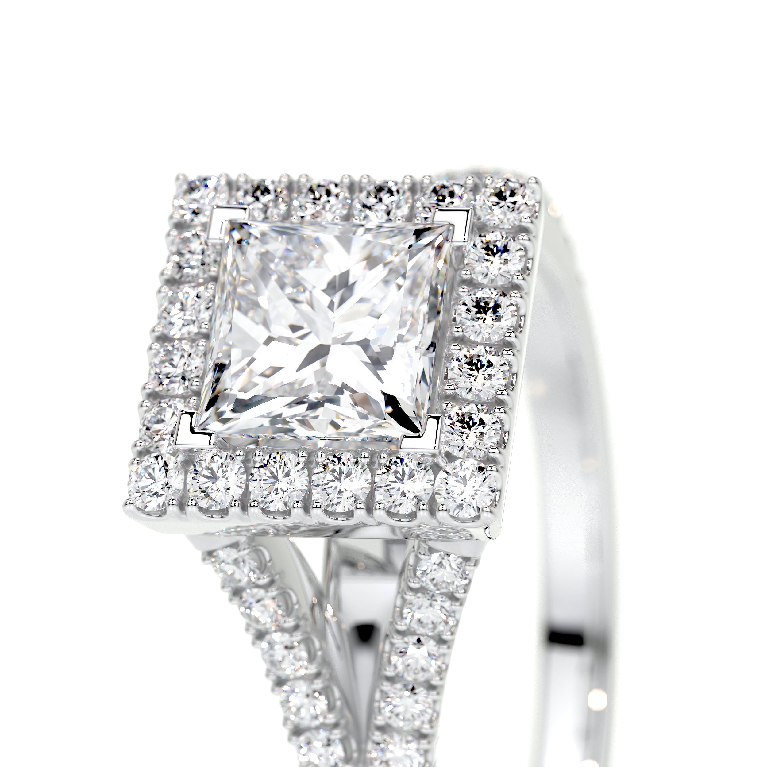 Celia Lab Grown Diamond Ring   (1.25 Carat) -14K White Gold