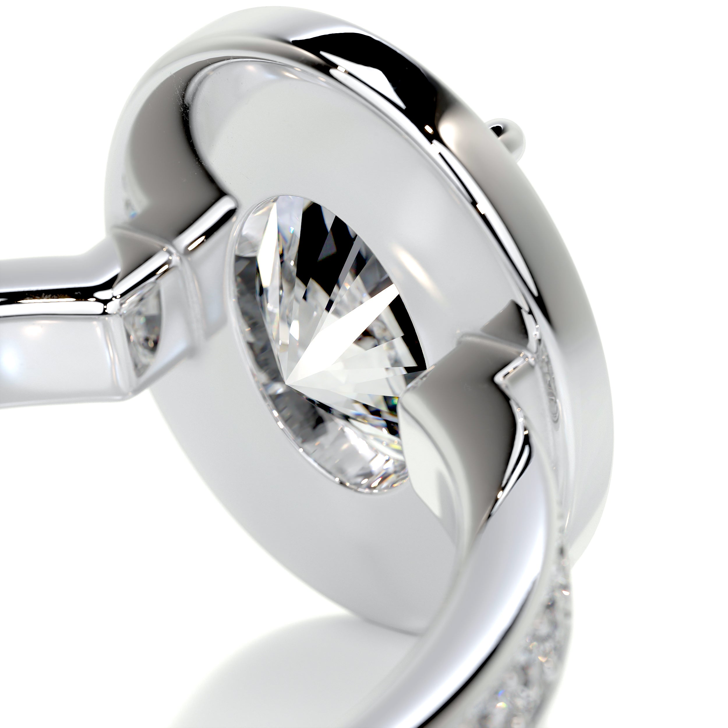 Raina Diamond Engagement Ring   (1.80 Carat) -14K White Gold